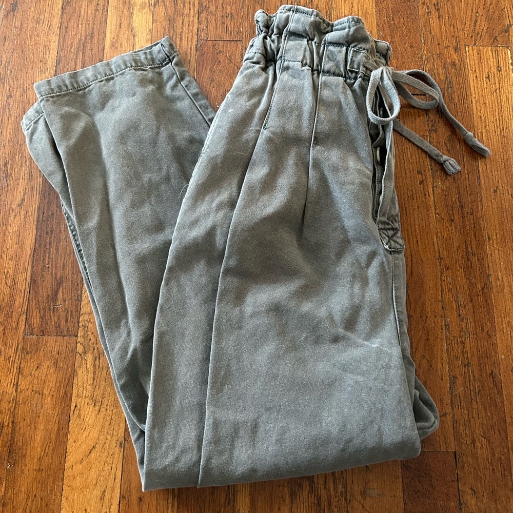Free People Green Parachute Pants